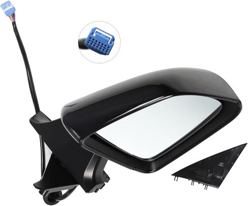 Mirror Assembly Right/Left Black Compatible with 2020 2021 2022 2023 Model Y 1594112-00-C 1594111-00-C (Right) in Kuwait