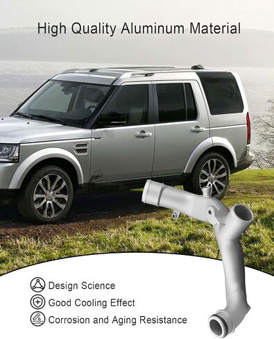 Aluminum Engine Coolant Pipe Water Outlet Tube Kit Fit for Land Rover Range Rover Sport Velar Discovery Defender 2014-2023 Replace LR090630 LR092992 LR049990 AJ813917 AJ811340 AJ813865 C2Z28258 in Saudi Arabia