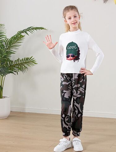 Girls 2 Piece Outfit Sweatsuits Tie Dye Clothes Set Long Sleeve Sweatshirts Sweatpants Athletic Tracksuit 4-13Y in Kuwait