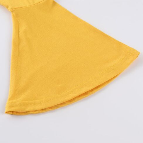Noomelfish Girls Long Bell Sleeve Top Cute Western Shirts Blouse (5-12 Years) in Kuwait