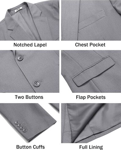 COOFANDY Men's Casual Blazer Lightweight Sport Coat Two Buttons Slim Fit Suit Jackets in Saudi Arabia