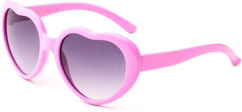 Kids Girls Fashion Heart Shaped Sunglasses Vintage Cute Heart Sunglasses Girls in Saudi Arabia