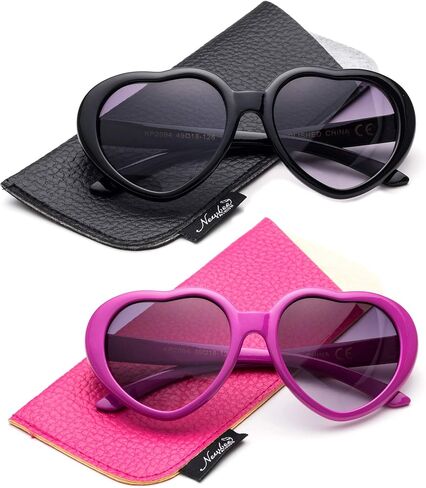 Kids Girls Fashion Heart Shaped Sunglasses Vintage Cute Heart Sunglasses Girls in Saudi Arabia
