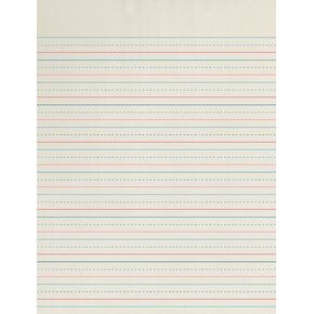 School Smart Zaner-Bloser Paper, 1/2 Inch Ruled, 8 x 10-1/2 Inches, 500 Sheets White