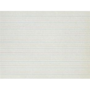 School Smart - 85338 Zaner-Bloser Paper, 1/2 Inch Ruled, 10-1/2 x 8 Inches, 500 Sheets,White