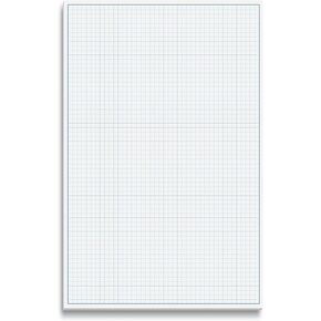 Better Office Products Graph Paper Pad, 17" x 11", 50 Sheets, Blue Line Border, Blueprint Paper, Double Sided, White, 4x4 Blue Quad Rule, Easy Tear Sheets, Grid Paper, Graph Paper