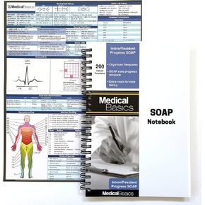 Inpatient Progress SOAP Notebook for Interns and Residents – Medical History and Physical Notebook, 200 Patient Templates for Inpatient Rounds