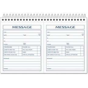 TOPS Phone Message Forms Book, Carbonless Duplicate, 4.25 x 5 Inches, 200 Sets per Book (4007)