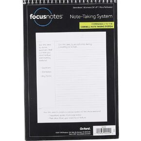 Oxford Innovative Steno Project Ruled Notebook (TOPS), 90222, White