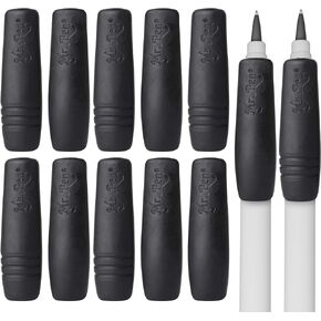 Mr. Pen Black Silicone Pencil and Pen Grip, 12 Pack, Ideal for Arthritis and Tendonitis