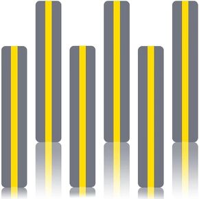 36 Pieces Guided Reading Strips Colored Yellow Overlay Highlight Bookmarks Reading Strips Help with Dyslexia for Crystal Children and Teacher Supply