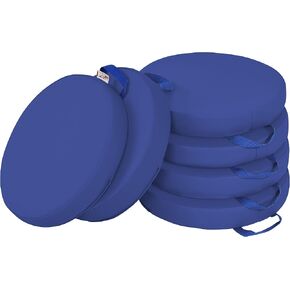 ECR4Kids SoftZone Floor Cushions, Round, Flexible Seating, Yellow, 6-Piece in Kuwait