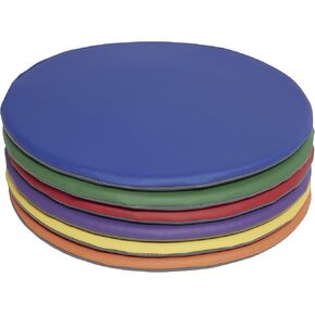 ECR4Kids SoftZone Colorful Floor Pads, Round, Flexible Seating, Contemporary, 6-Piece in Kuwait