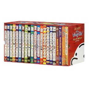 Diary of a Wimpy Kid Series Box of Books , 21 Books of Boxed Set, Complete 1-21 Books Collection, Paperback, (Include the Deep End , Big Shot Diary) in Kuwait