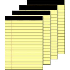 وسادات قانونية مقاس 8.5 × 11.75 بوصة، 2 حزمة من وسادات الملاحظات 30 ورقة مفكرة مثقوبة، وسادة كتابة مطبوعة على الوجهين، وسادة قانونية من الورق السميك 21 رطل in Kuwait