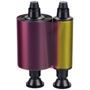 Werpros New R3411 YMCKO Ribbon Compatible for Evolis Tattoo PEBBLE4 DYALYS3 Card Printers 100 Images