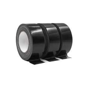 FUIIFUYU Black Heavy Duty Duct Tape, 2" x 30 Yards, 3-Pack - Strong, Flexible, No Residue, All-Weather, Tear by Hand - Bulk Value for Repairs, Industrial & Professional Use