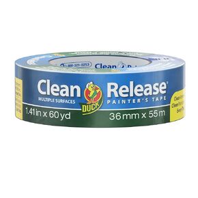 Duck Clean Release Blue Painter's Tape 2-Inch (1.88-Inch x 60-Yard), 3 Rolls, 180 Total Yards, 240461