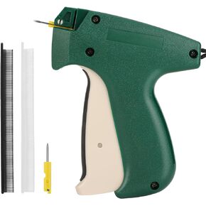 Tagging Gun for Clothing, Fine Stitch Tag Gun for Clothing Mini Stitch Gun for Clothes Sewing Quilting Hemming Quick Stitch Tag Gun with 2 Needles,1500 Black & 1500 White Micro Fasteners