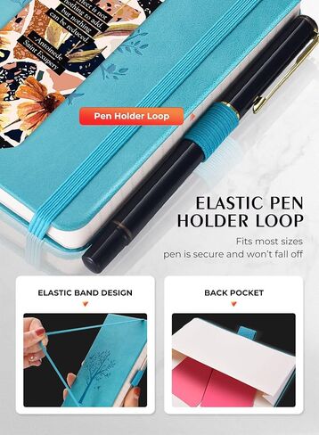 AISBUGUR Pocket Notebook, Small Notebook, 2-Pack Total 320 Pages,3.7" x 5.7" Pocket Notebook (2 Pack, Black1) in Saudi Arabia