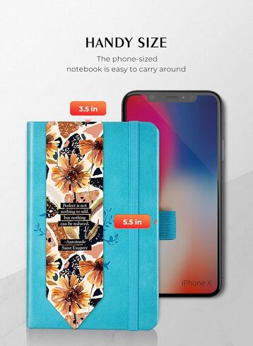 AISBUGUR Pocket Notebook, Small Notebook, 2-Pack Total 320 Pages,3.7" x 5.7" Pocket Notebook (2 Pack, Black1) in Saudi Arabia
