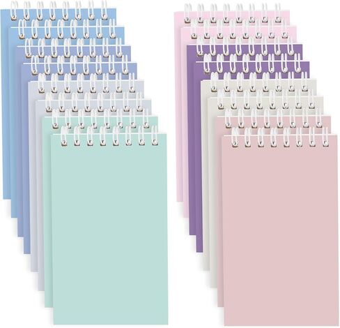 Ddaowanx Small Notebooks,3x5 Pocket Spiral Notepads With Lined Pages - The Perfect Little Mini Notebook to Stay Organized and Boost Productivity at Work or School (8, Cute Colors) in Saudi Arabia