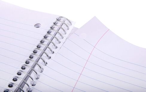 دفاتر ملاحظات حلزونية متينة من Mintra Office، 5 موضوعات، (أزرق مخضر، خطوط واسعة) حزمة واحدة، 200 ورقة، جيوب بولي، غطاء مقاوم للرطوبة، المدرسة، المكتب، الأعمال التجارية، المهنية in Kuwait