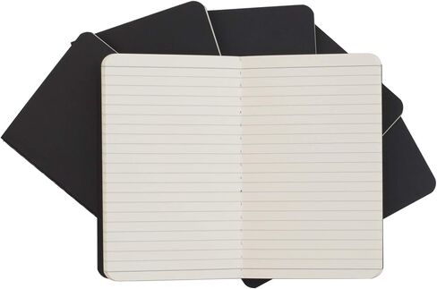 TWONE Pocket Notebook, 6 Pack Softcover Mini Notebooks 3.5" x 5.5" Black Notebook Small Memo Notepad for Men Women Kids Traveler Author, 30 Sheets,60 Lined Pages in Saudi Arabia