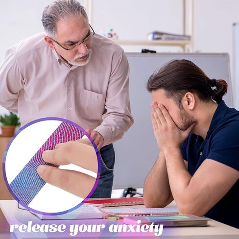 36 قطعة من الملصقات الحسية للقلق، شرائط مزخرفة لطيفة، ألعاب مضادة للإجهاد، لمسية، حسية خشنة، شرائط لاصقة مزخرفة لتخفيف القلق للبالغين والمراهقين، والفصول الدراسية (نمط متدرج) in Saudi Arabia