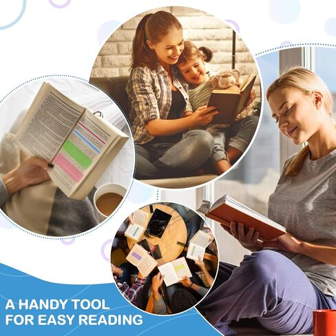 16 Pcs Guided Reading Strips Sentence Strips Highlight Strips Colored Overlay Highlight Bookmarks for Children Teacher Dyslexia Reading Tools in Saudi Arabia