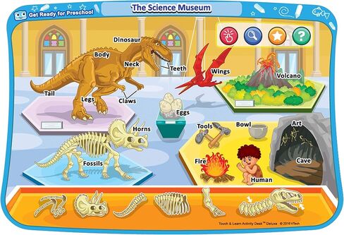 حزمة التوسعة الفاخرة لمكتب الأنشطة Touch and Learn من VTech - استعد لمرحلة ما قبل المدرسة (قد تختلف التعبئة) in Saudi Arabia
