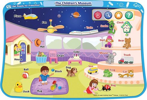 حزمة التوسعة الفاخرة لمكتب الأنشطة Touch and Learn من VTech - استعد لمرحلة ما قبل المدرسة (قد تختلف التعبئة) in Saudi Arabia