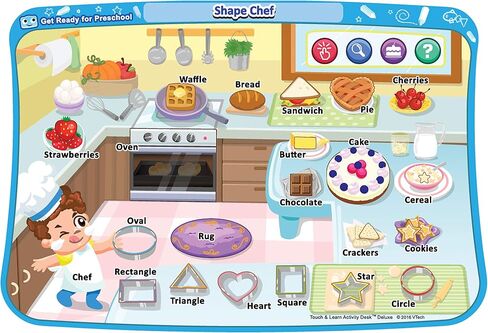 حزمة التوسعة الفاخرة لمكتب الأنشطة Touch and Learn من VTech - استعد لمرحلة ما قبل المدرسة (قد تختلف التعبئة) in Saudi Arabia