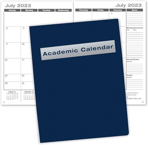Elan Publishing Company Academic Calendar - 13 Months (July 2023 - July 2024) 7" X 10" Saddle-Stitched Dated for 2023-2024 Academic Year in Saudi Arabia