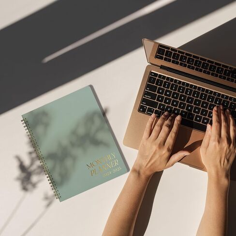 Simplified 2024-2025 Monthly Planner and Calendar Book - Beautiful To Do List Notebook That Easily Organizes Your Tasks to Boost Productivity - Runs From January 2024 Until December 2025 in Kuwait