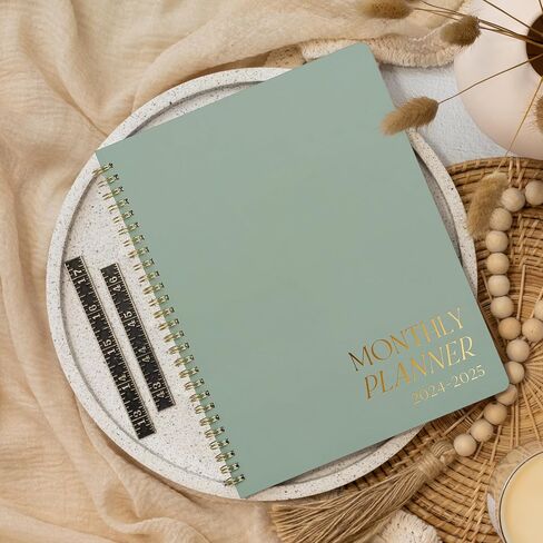Simplified 2024-2025 Monthly Planner and Calendar Book - Beautiful To Do List Notebook That Easily Organizes Your Tasks to Boost Productivity - Runs From January 2024 Until December 2025 in Kuwait