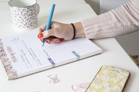 bloom daily planners Horizontal Weekly Tear-Off To Do List Planning Pad - Undated Notepad Organizer & Healthy Habit Tracker - 8.5" x 11" - Floral in Kuwait