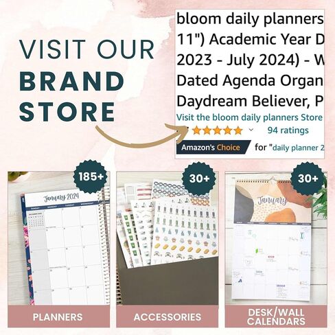 bloom daily planners Horizontal Weekly Tear-Off To Do List Planning Pad - Undated Notepad Organizer & Healthy Habit Tracker - 8.5" x 11" - Floral in Kuwait