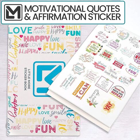 Little More Planner Stickers – 27 Sheets – 1650+ Productivity Stickers for Your Organizer Planner – 2024-2025 Calendar Stickers & Planner Accessories in Saudi Arabia