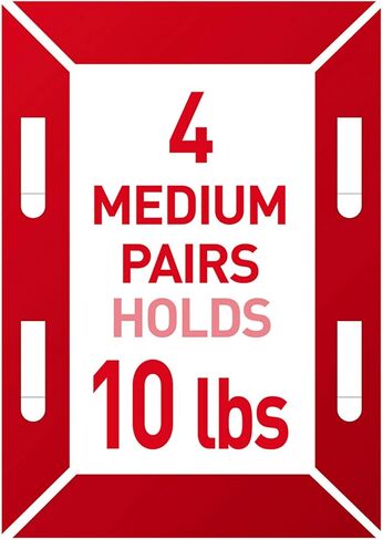 Command Medium and Large Picture Hanging Strips, Damage Free Hanging Picture Hangers, No Tools Wall Hanging Strips for Living Spaces, White, 12 Medium Pairs and 16 Large Pairs in Saudi Arabia