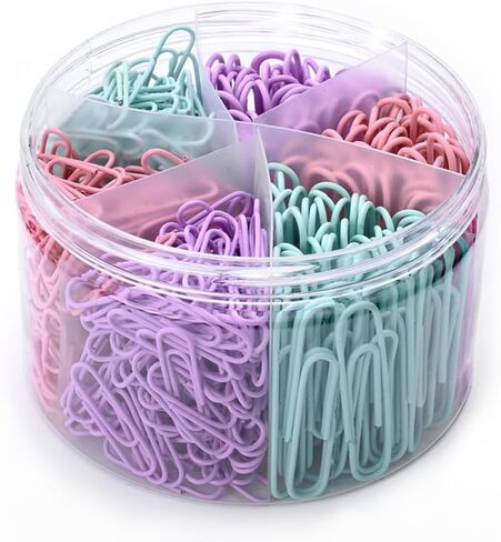 Macaron Colored Paper Clips, Large Paper Clip, 2" Jumbo Paper Clips,300pcs Big Paper Clips for Office Supplies in Saudi Arabia