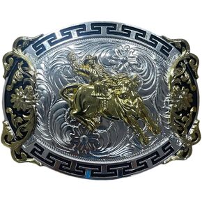 WMG Western Rodeo Belt Buckle Rodeo Cowboy Horse Unisex Fashion Belt Buckle