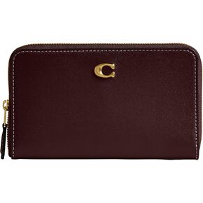 COACH Women's Medium Zip Around, B4/Merlot