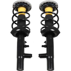 37116797025 Front Left+Right Shock Absorbers Struts Assembly with EDC Compatible with X3 (F25) 2011-2017, X4 (F26) 2015-2018