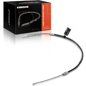 A-Premium Rear Driver Side Parking Brake Cable Assembly Compatible with Ram and Dodge Models: 1500 2011-2018, 1500 Classic 2019, Ram 1500 2009-2010 - Replace# 55398359AE