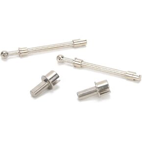 RCAWD #45 Steel Front Drive Shaft Axles and Portal Cups for Rcawd Front Portal Axle for Axial 1-24 Scx24 Crawlers