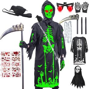 Halloween Costumes,Glow In The Dark Cosplay Costumes