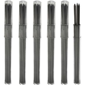 Maydahui 100 Pieces HB Lead Refills 2.0 mm Smooth Mechanical Pencil Refills Break Resistant Bold Thickness Graphite 20 Leads Per Tube for Drawing Project Painting Compasses Core