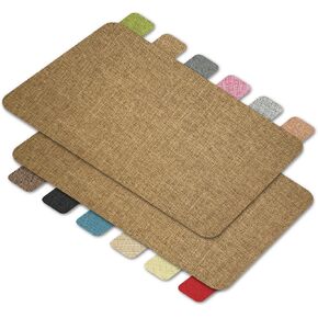2Pcs Light Gray Linen Fabric Patches Tape Self Adhesive,8x11 Inch Self-Adhesive Linen Repair Fabric Patch for Furniture,Linen Fabric Repair Patch for Couches,Bed,Car Seats,Chair