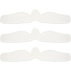 KimYoung Bra Liners for Sweat, White, Breast Sweat Wicking Pads, Viscose Made from Bamboo & Organic Cotton Blend, 3PCS